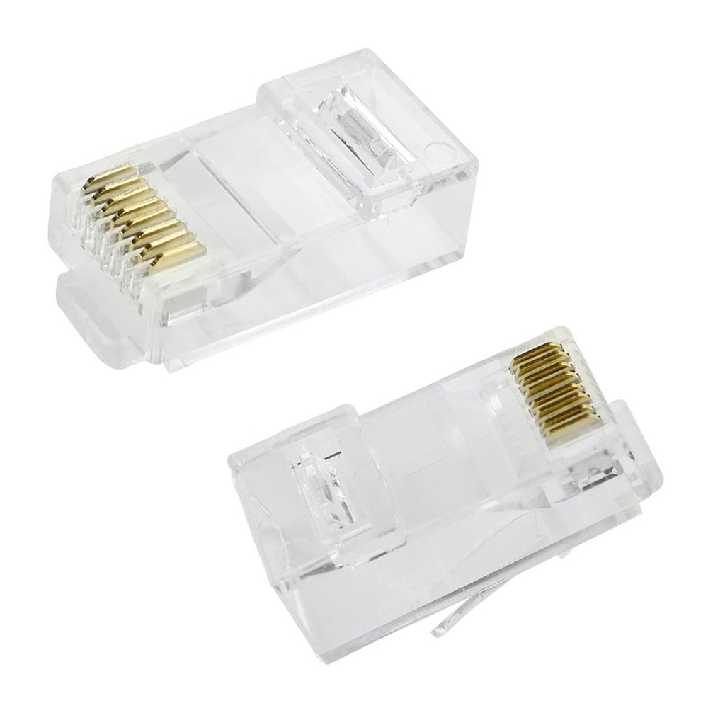 Plug RJ45 - CAT6 - 8x8 - Com Guia