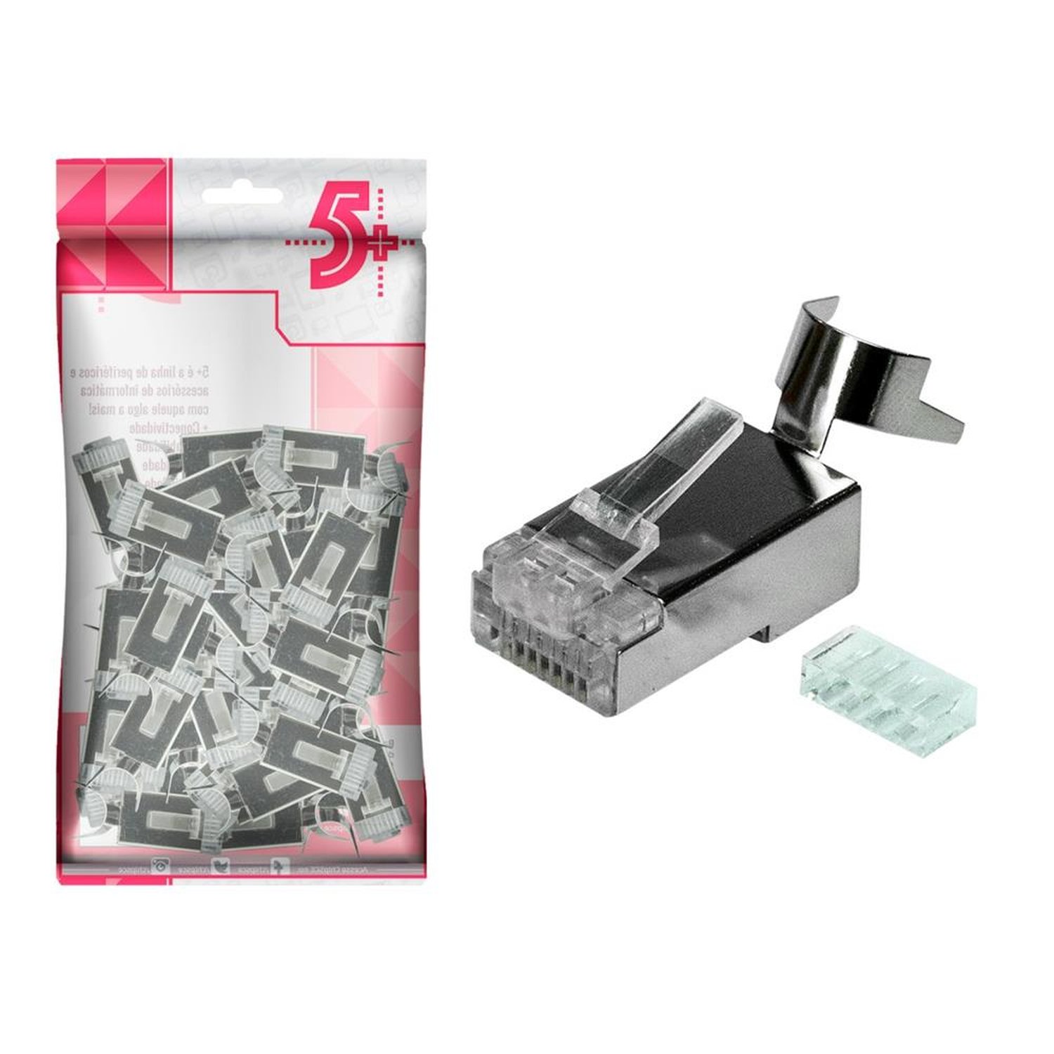 Plug Rj45 De Passagem 8x8 - Cat7