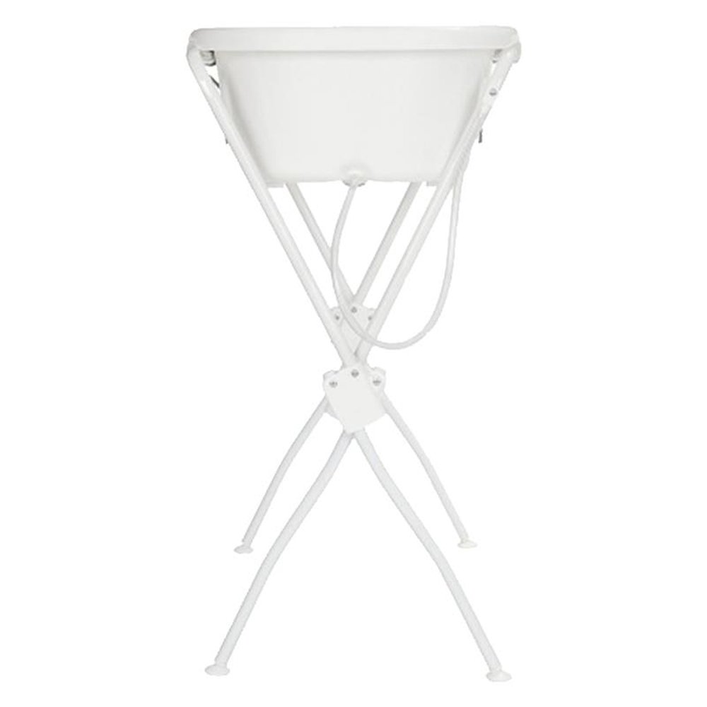 Banheira Infantil Tutti Baby Ergonômica | com Suporte Dobrável, Mangueira, Branco