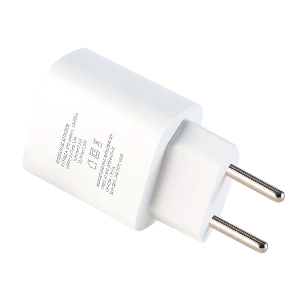 Carregador Usb-C Tomada Ec10 Power, 20w, Branco, 4820103, Intelbras