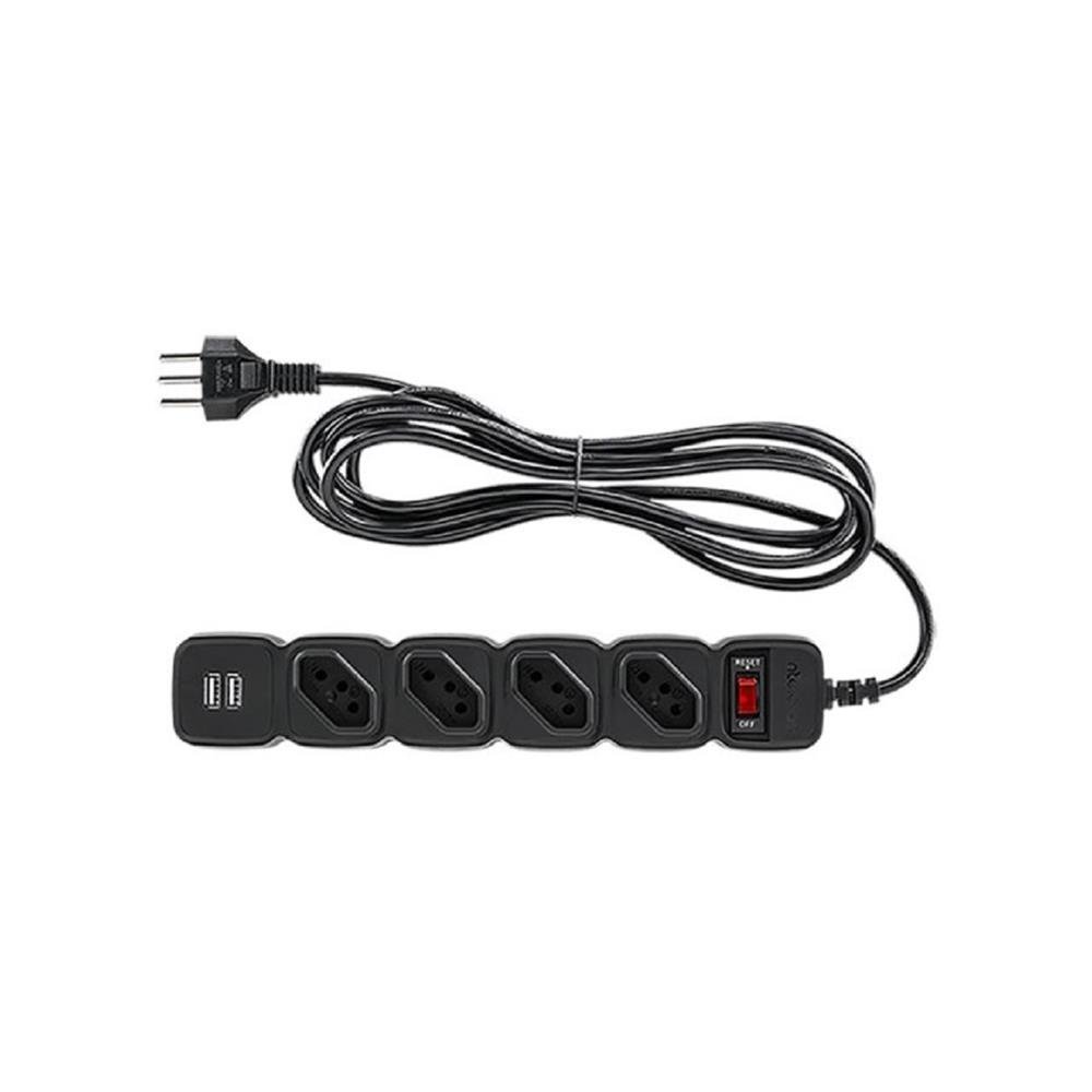 Filtro De Linha 4 Tomadas 2 Portas Usb Epe 204 Intelbras
