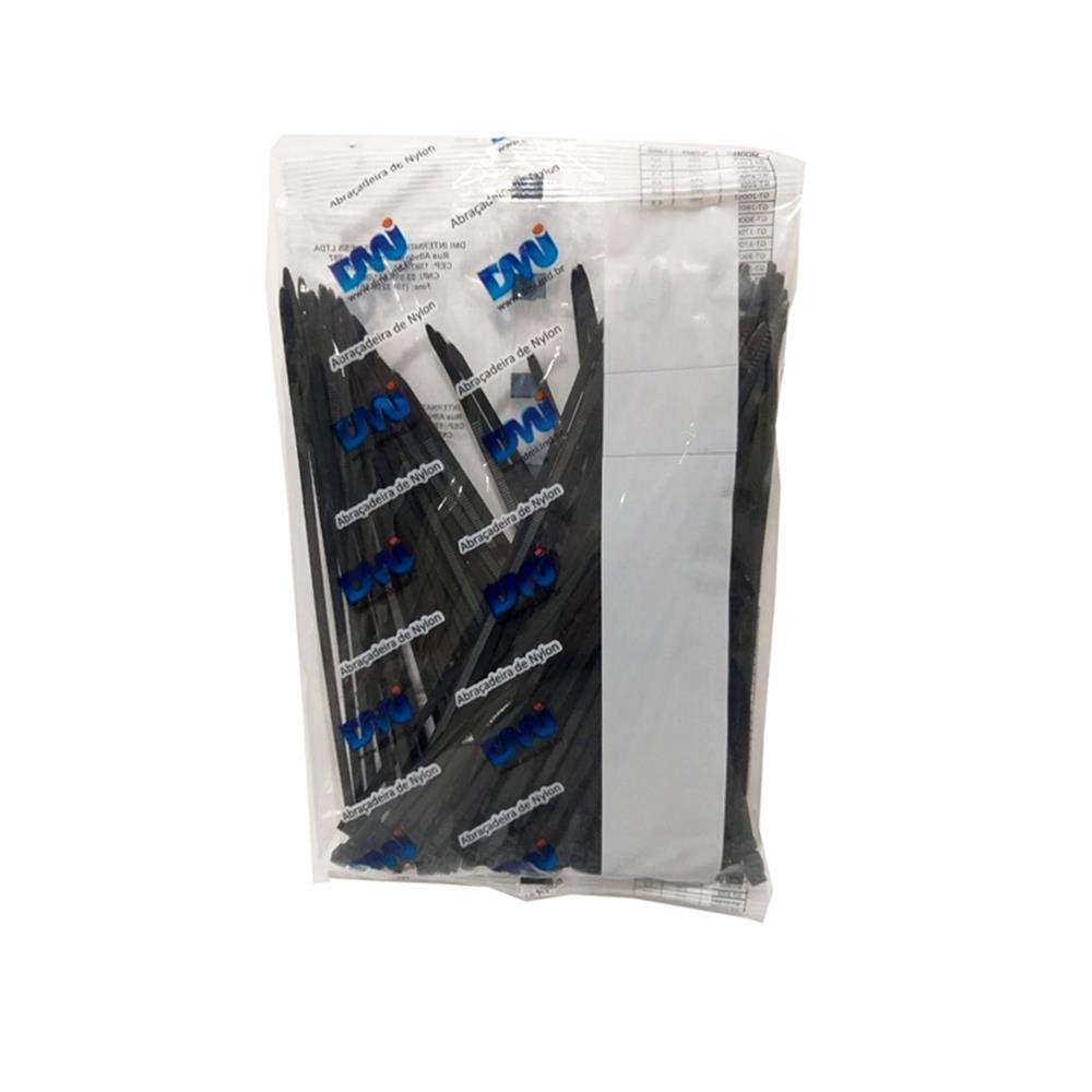 Abraçadeira Nylon 200Mmx4,8 Preta Dmi C100