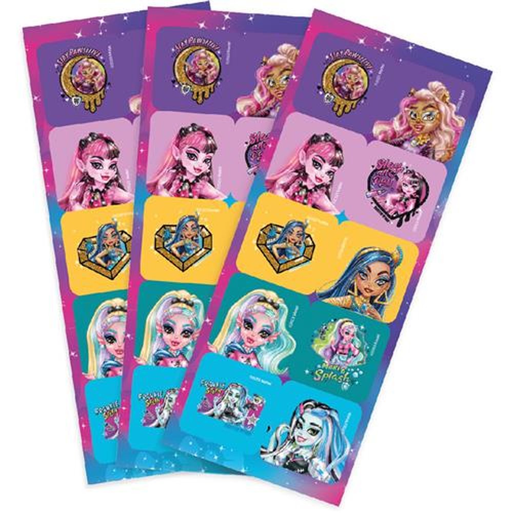 Adesivo Quadrado Monster High