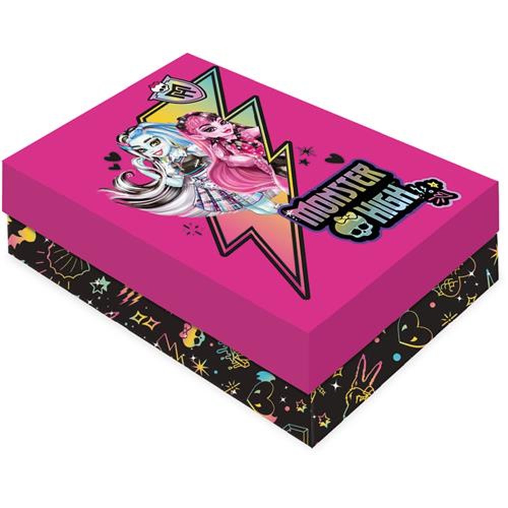 Caixa Presente Retangular P Monster High