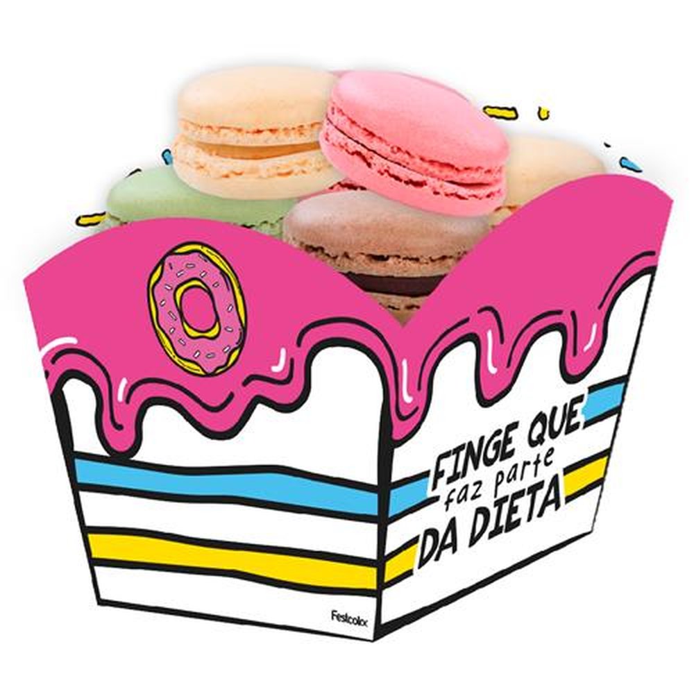 Cachepot Medio Cartoon Cake