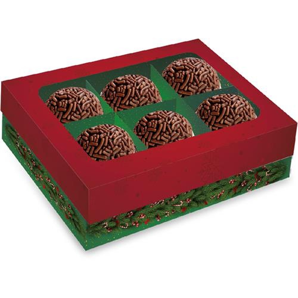 Caixa 6 Bombons Natal