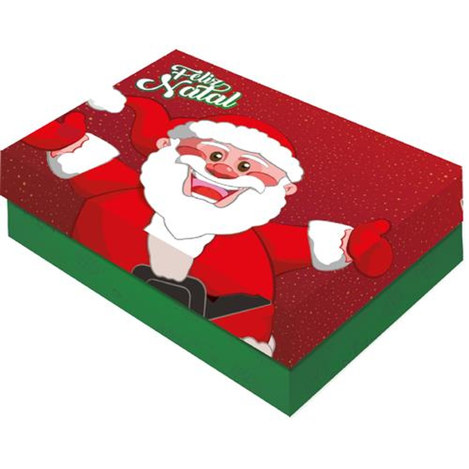 Caixa Presente Retangular P Feliz Natal