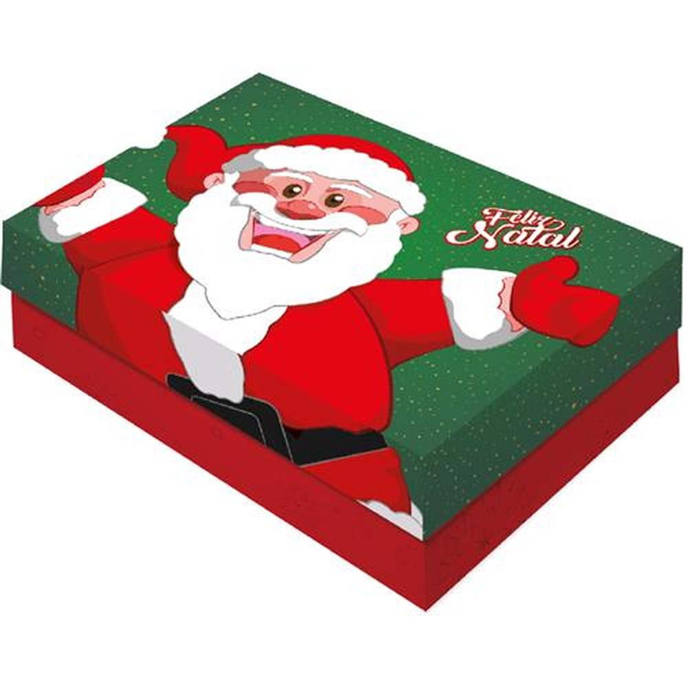 Caixa Presente Retangular M Feliz Natal