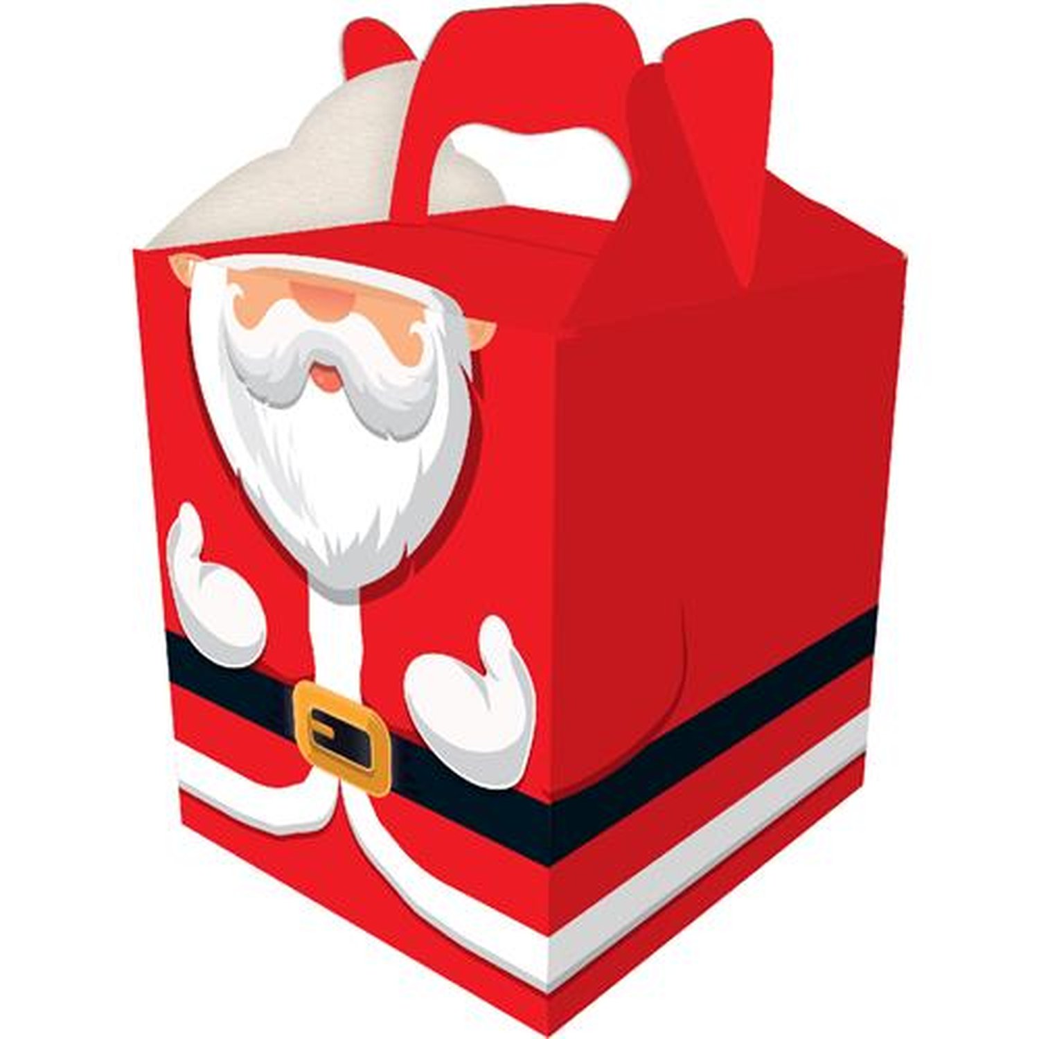 Caixa Presente Com Alca P Papai Noel Natal