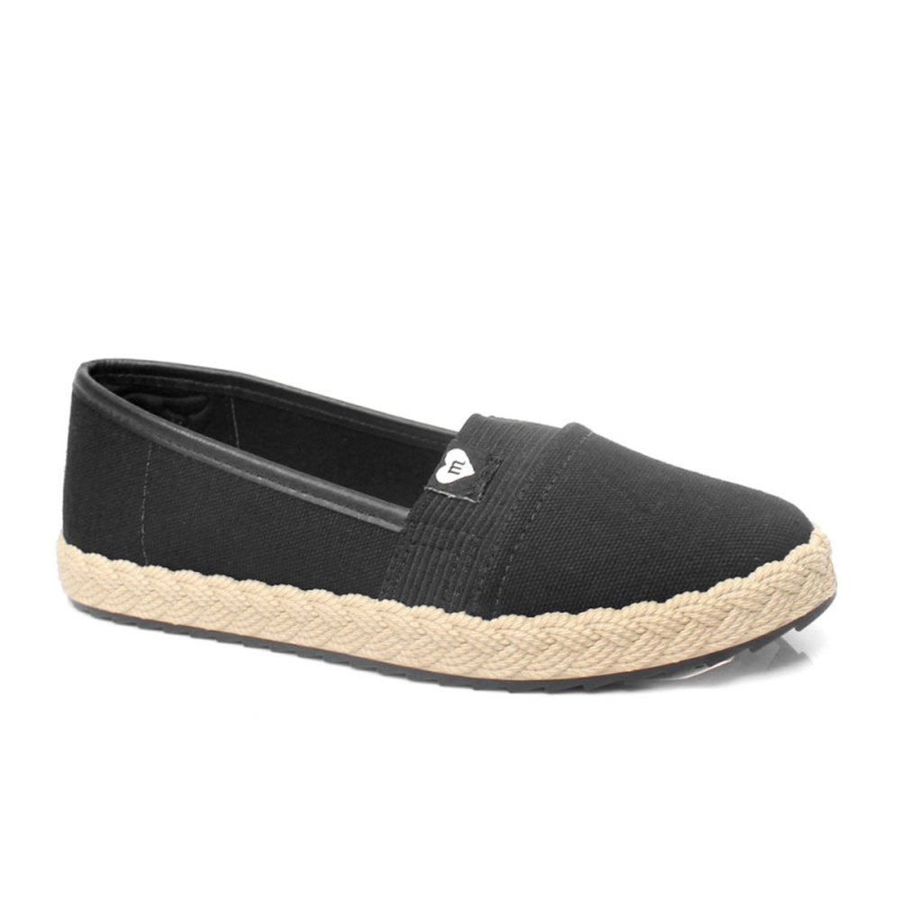 Sapatilha Juvenil Molekinha Preto - Grade 12 Pares - Numeração 27-34