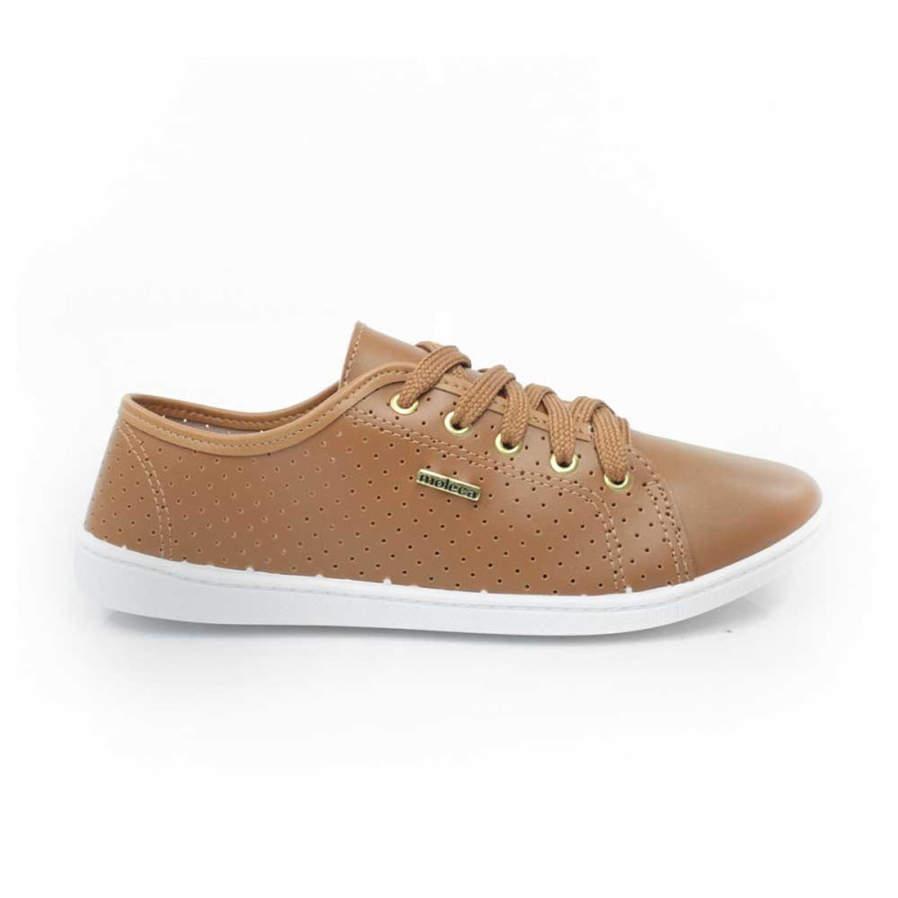 Sapato Adulto Moleca Camel - Grade 12 Pares - Numeração 34-40