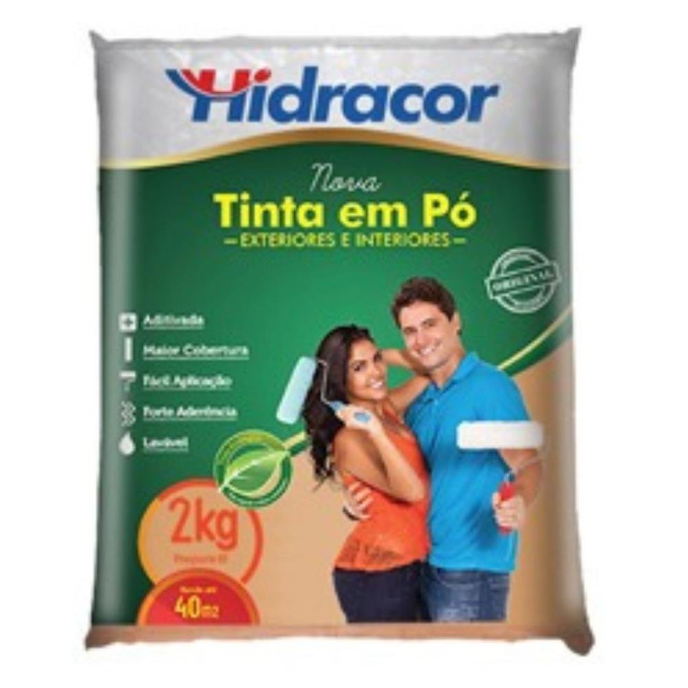 Tinta Pó Branco Embalagem 10 Unidades - Hidracor