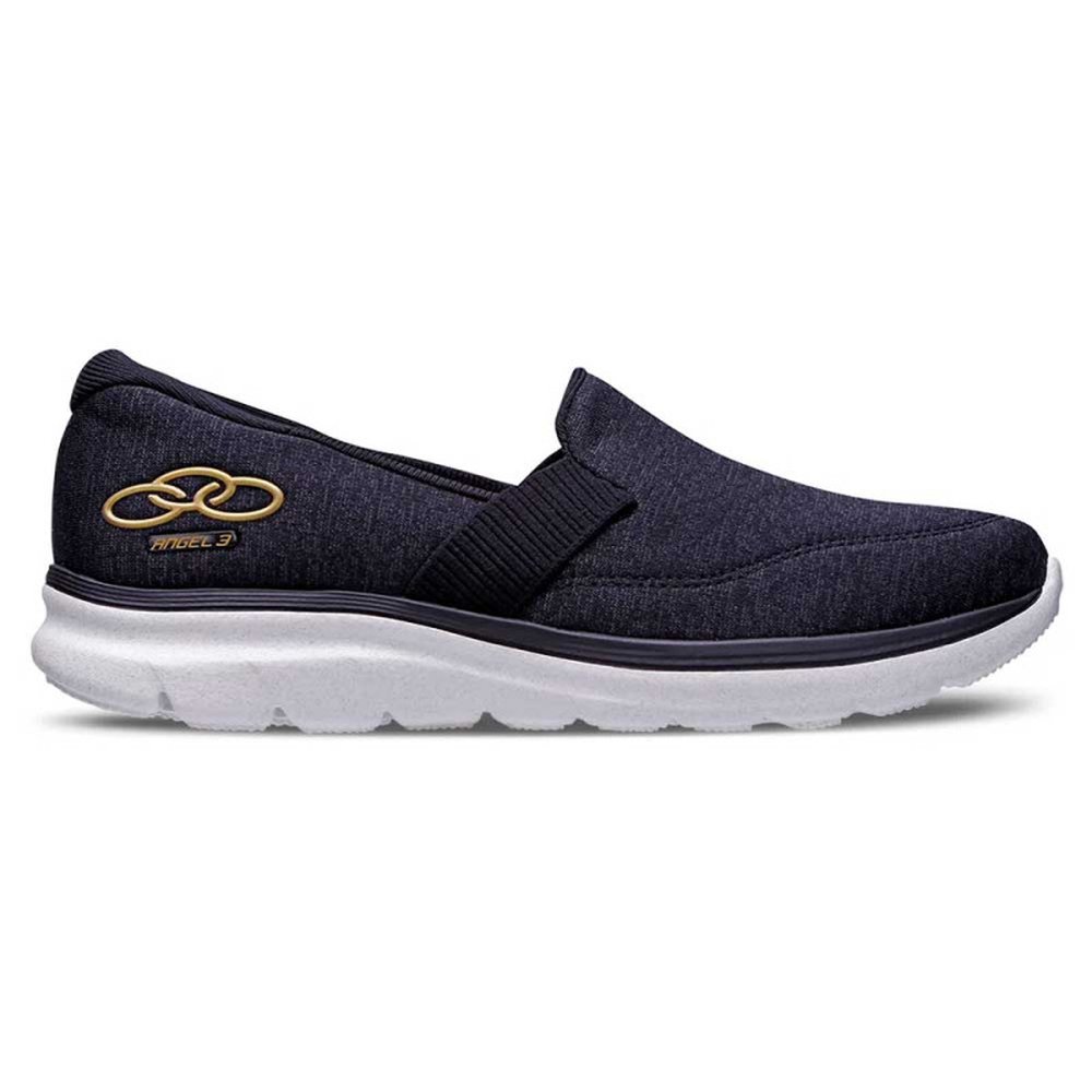 Tenis Adulto Olympikus Preto Dourado - Grade 12 Pares - Numeração 34-39