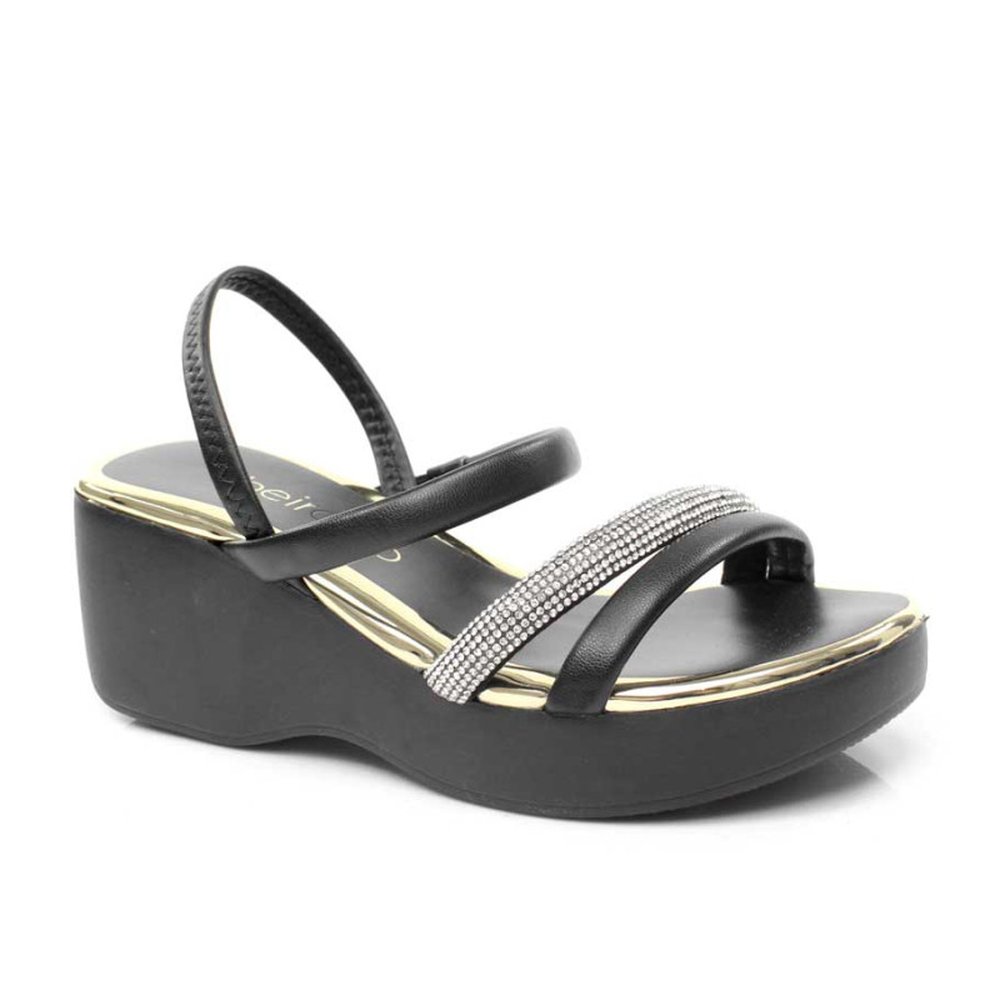 Sandália Beira Rio 8455.307 (34-39) Caixa com 8 Pares 26343 - Preto Cristal 19026