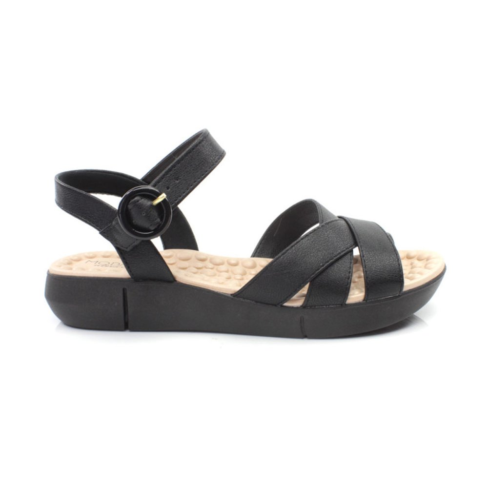 Sandália Modare 7142.124 (34-39) Caixa com 8 Pares Napa 21736 - Preto 15745