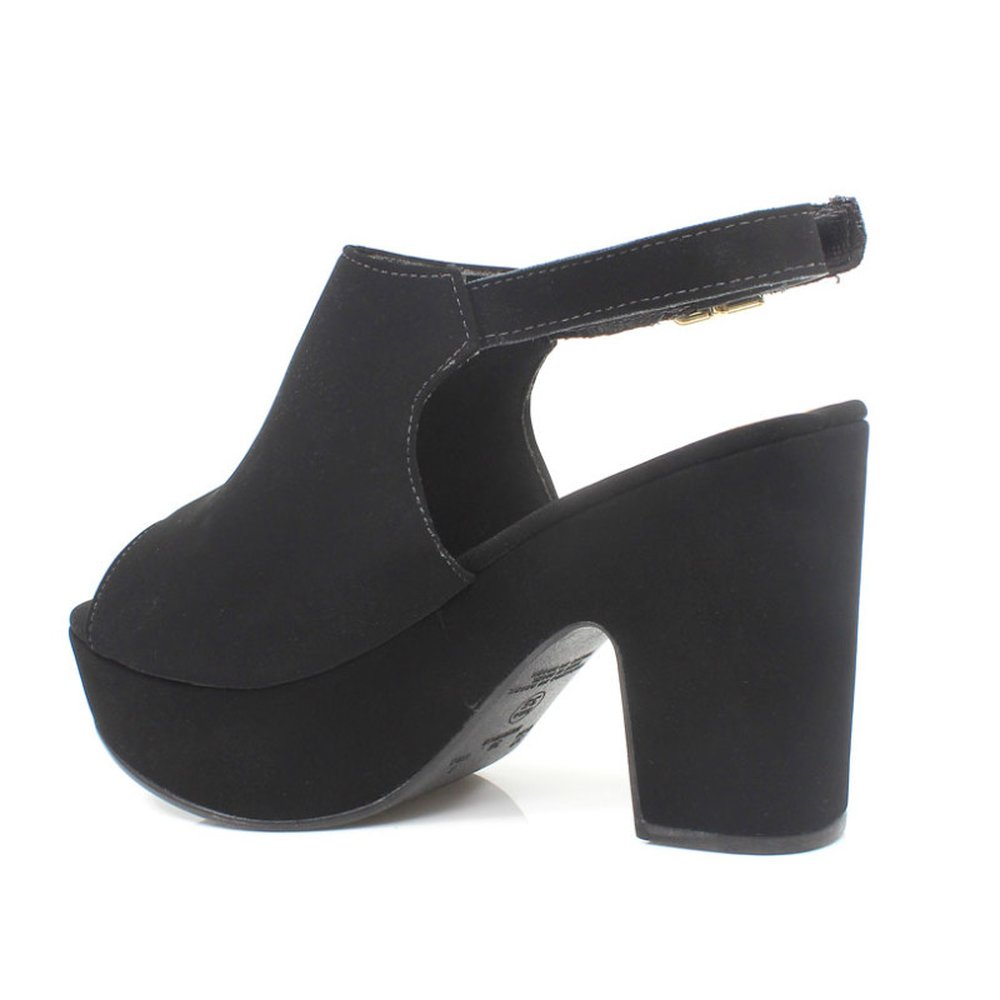 Sandália Adulto Villa Rosa Preto Nobuck - Grade 9 Pares - Numeração 34-39