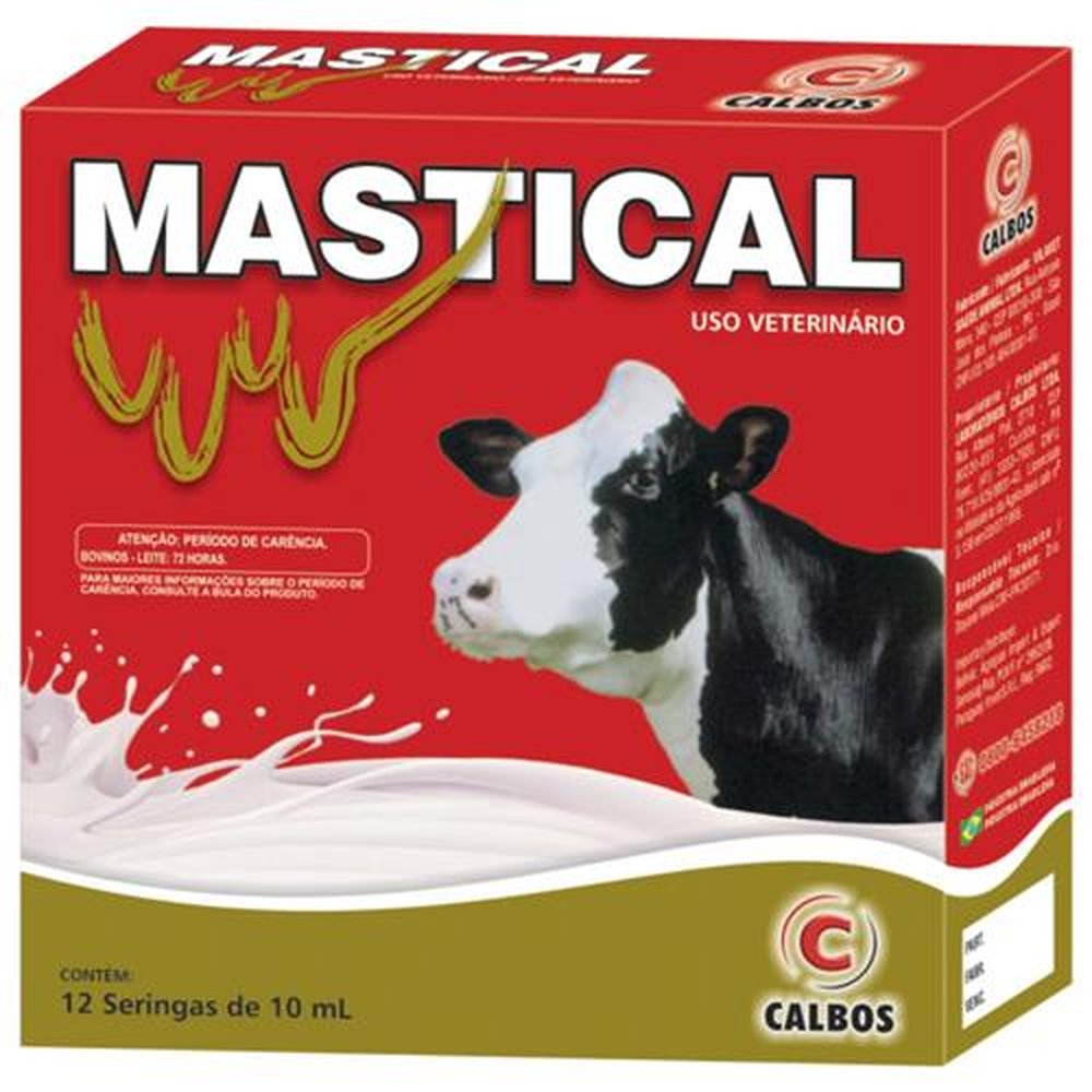 Mastical Calbos 10ml Classe De Risco Embalagem com 12 unidades