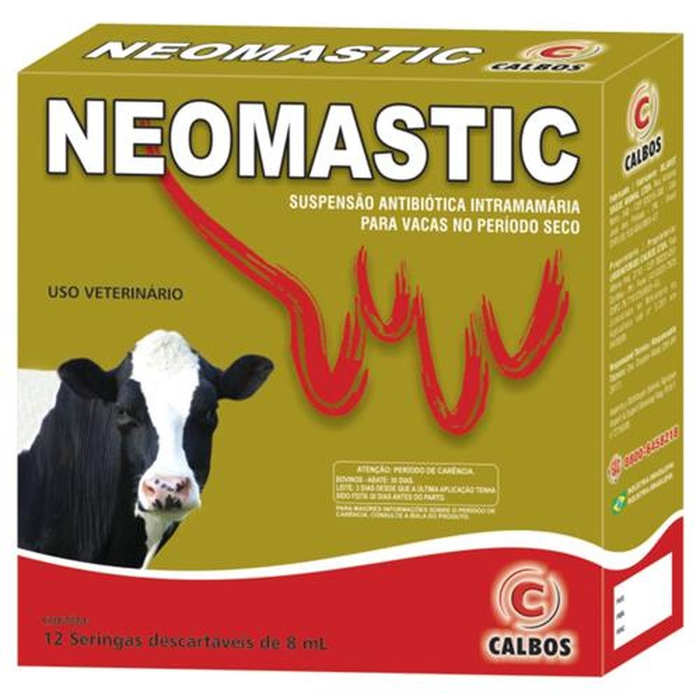 Neomastic Calbos 8ml Embalagem com 12 unidades