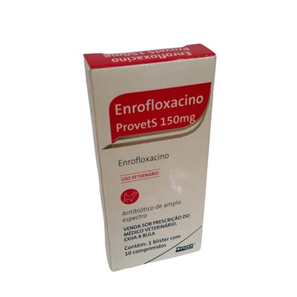 Enrofloxacino 150 Mg 10 Comprimidos