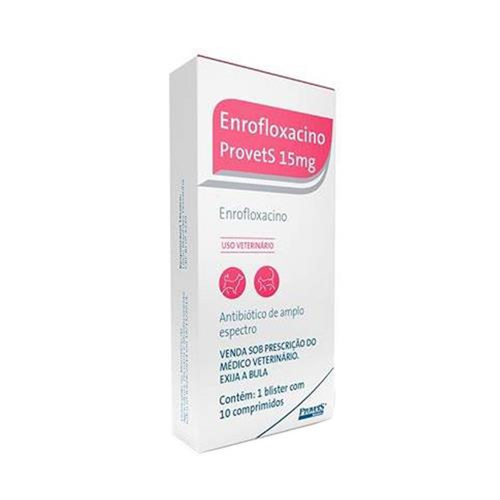 Enrofloxacino 15 Mg 10 Comprimidos