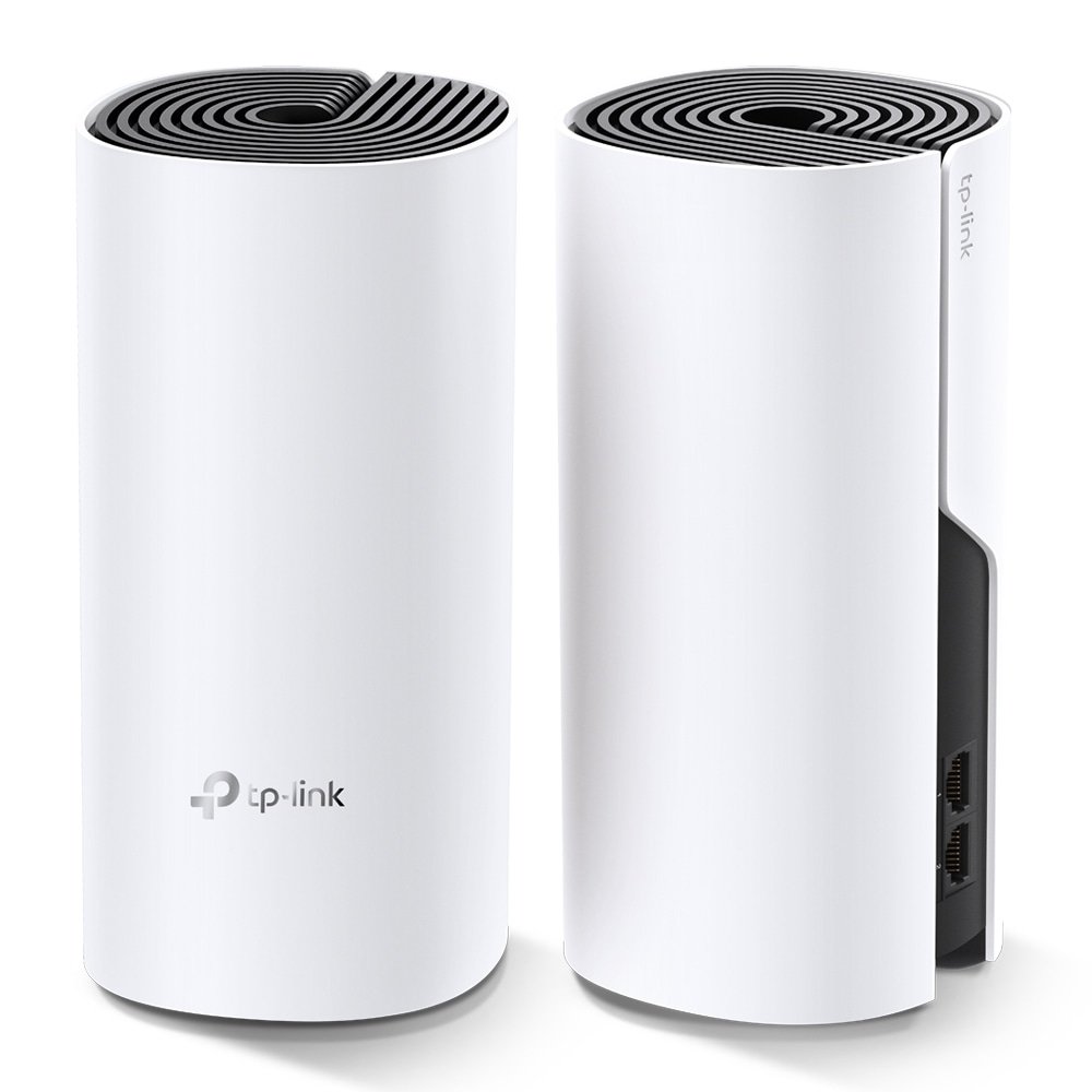 Roteador + Repetidor TP-Link AC1200 - 1167 Mbps, Dualband, Deco M4 Mash, 2 Antenas - Embalagem com 2 Unidades
