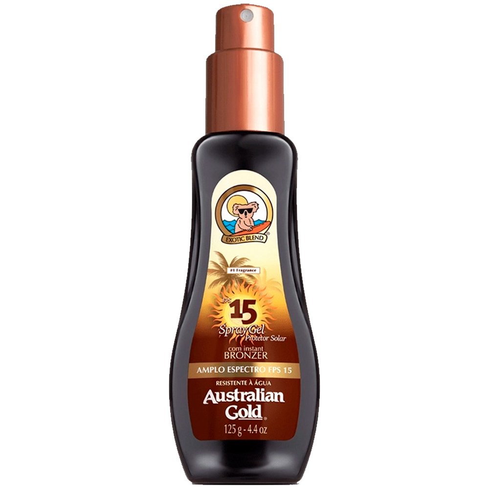 Protetor Solar Australian Gold Spray Gel Fps15 125g