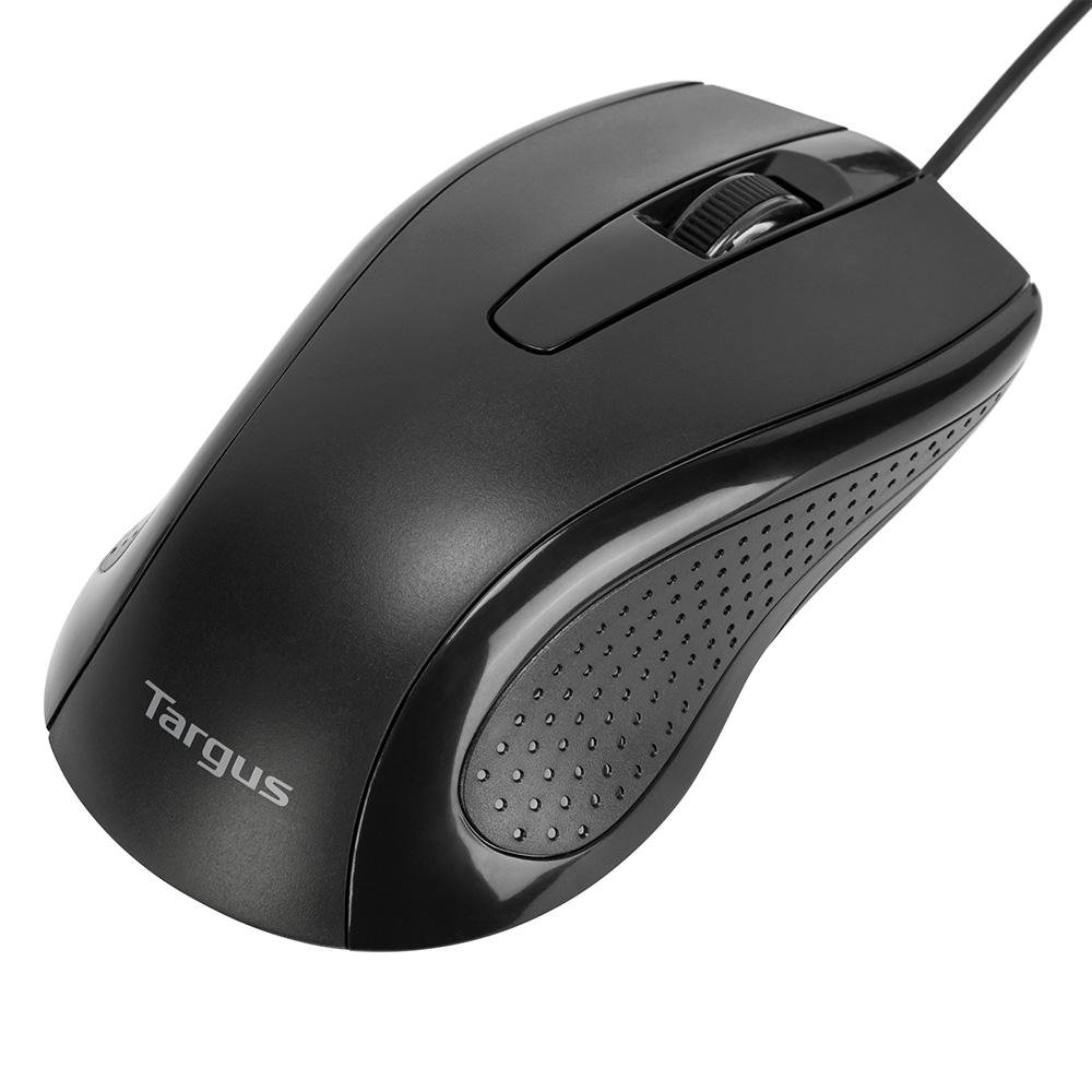 Mouse com Fio 3 Botões Scroll 1000 DPI Cabo de 152cm USB Targus - AMU81