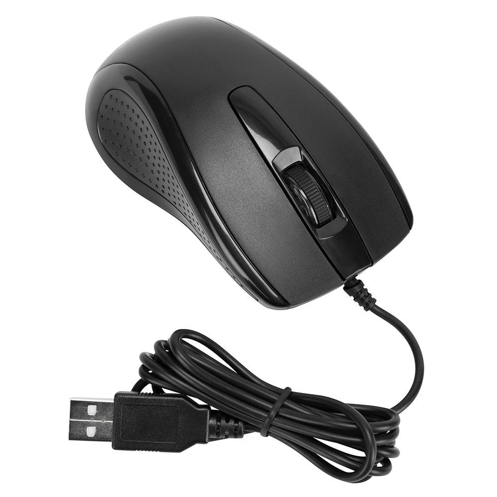 Mouse com Fio 3 Botões Scroll 1000 DPI Cabo de 152cm USB Targus - AMU81