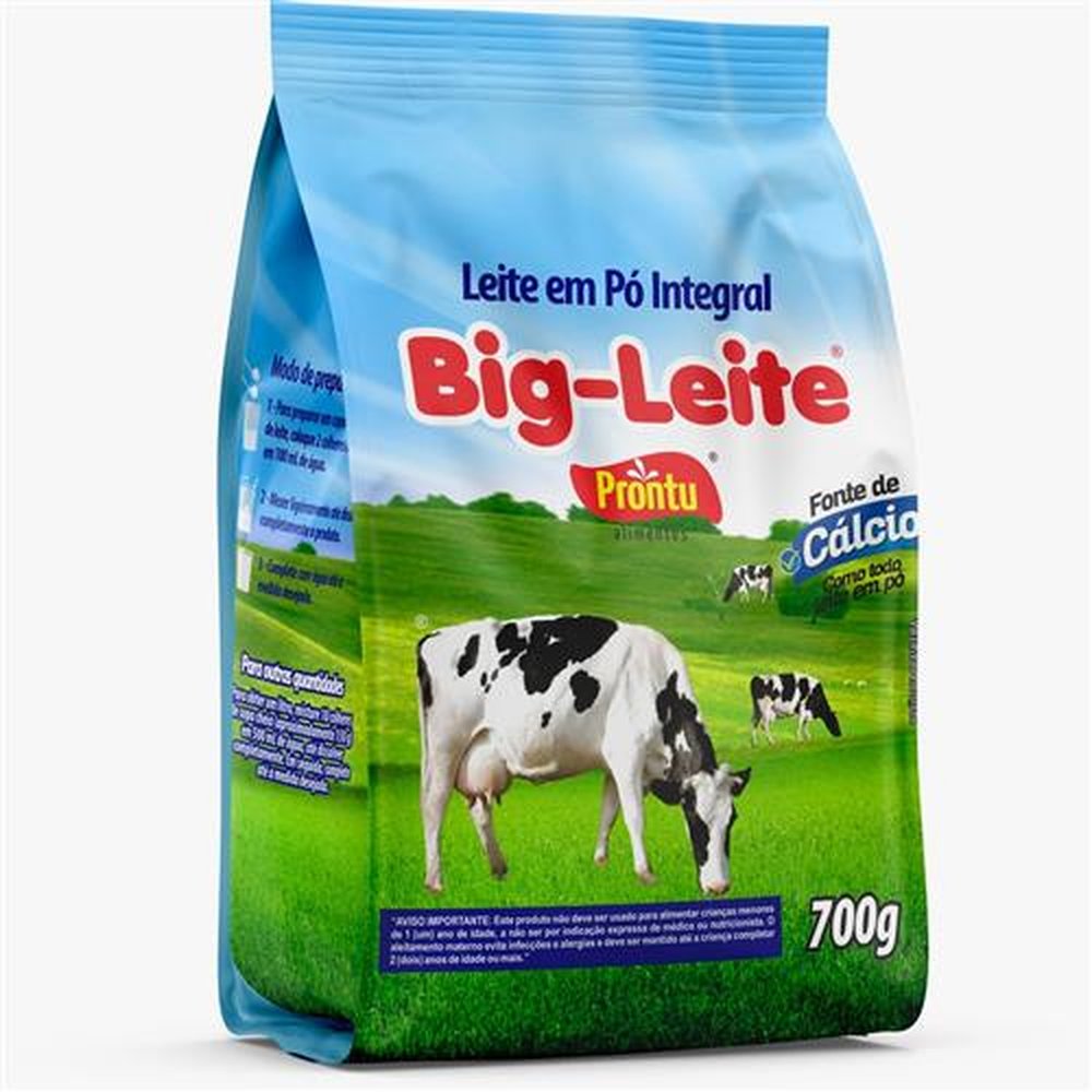 Leite em po integral Big Leite 12 x 700g