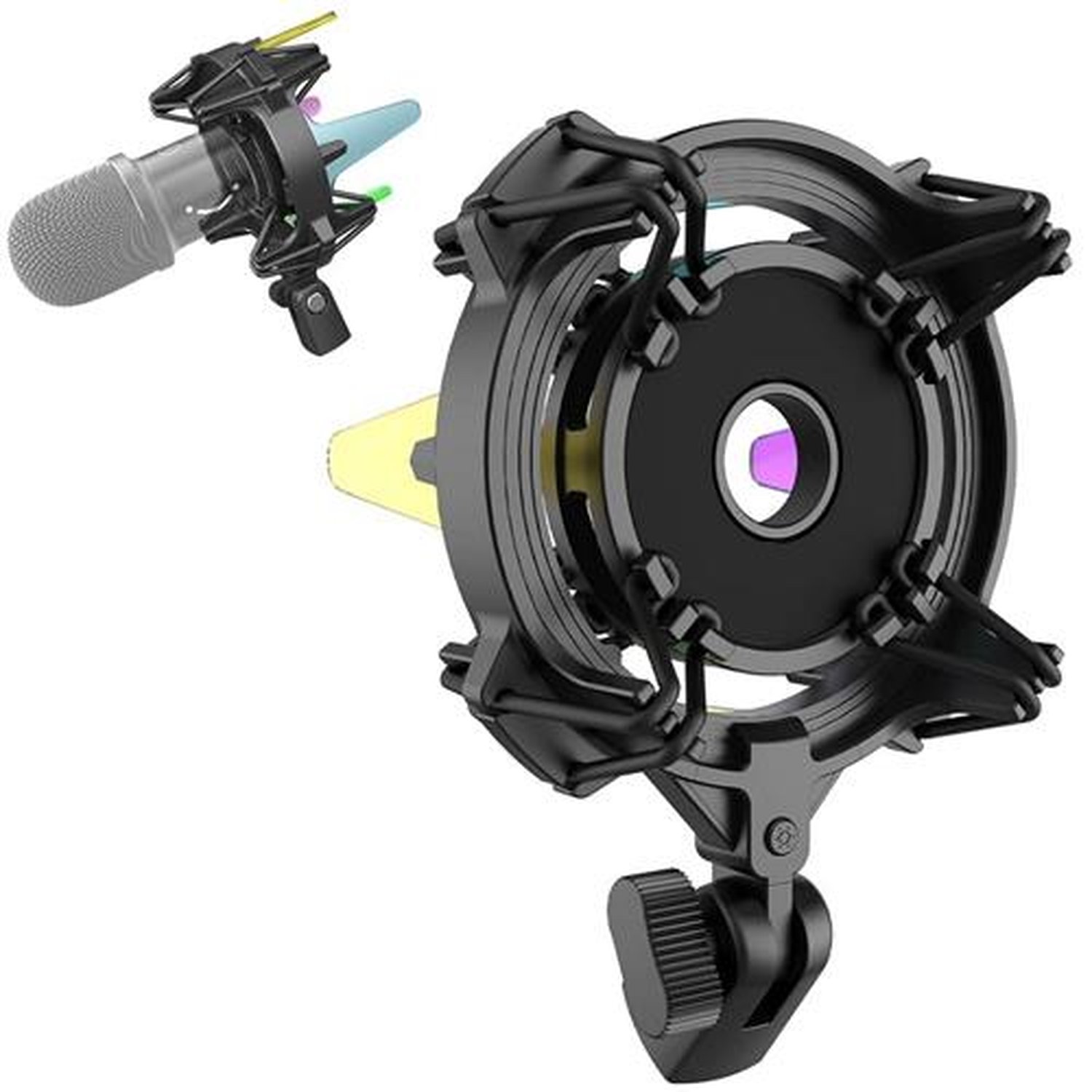 Suporte antivibração com iluminação RGB FIFINE SK78