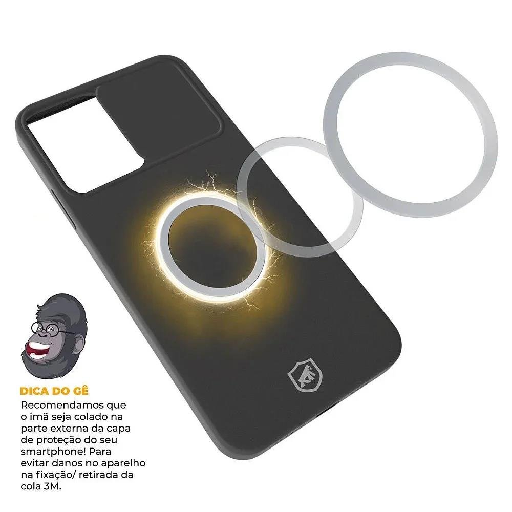 Carregador Portátil Nano Snap Wireless - Preto