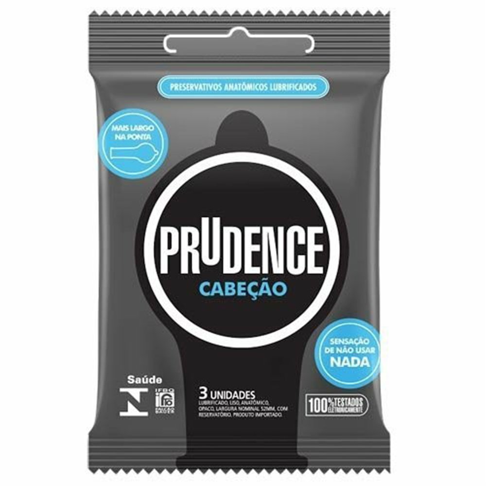 Preservativo Prudence Cabecao 3 Unidades
