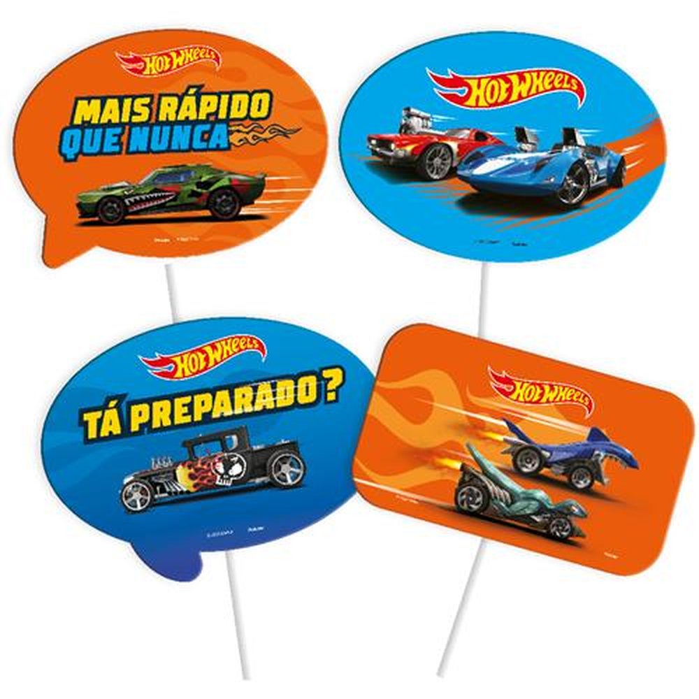 Placas Divertidas Hot Wheels