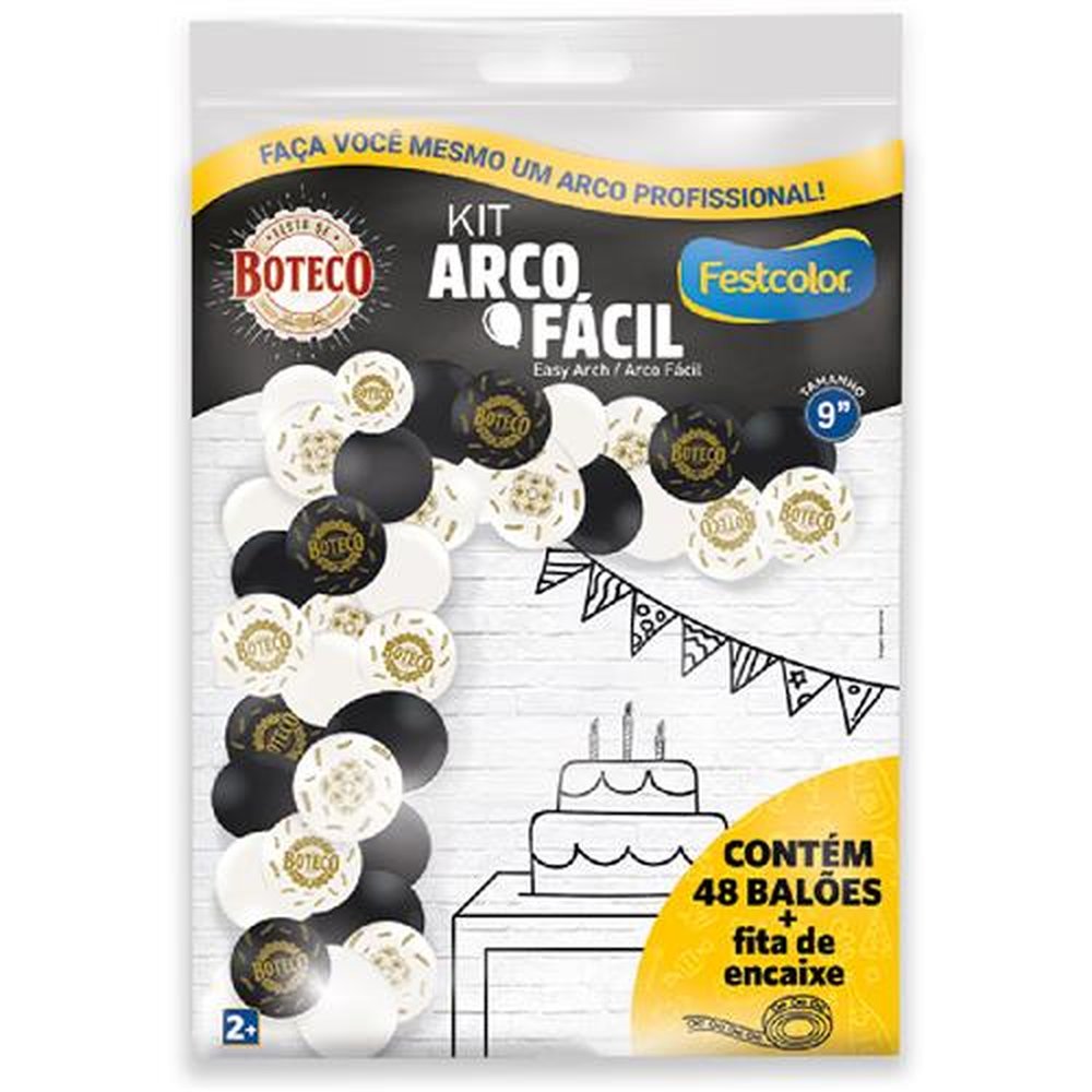 Kit Arco Facil de Baloes Boteco