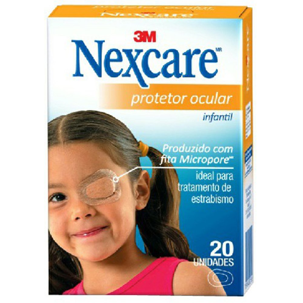 Protetor Ocular 3M Nexcare Infantil Com 20 Unidades