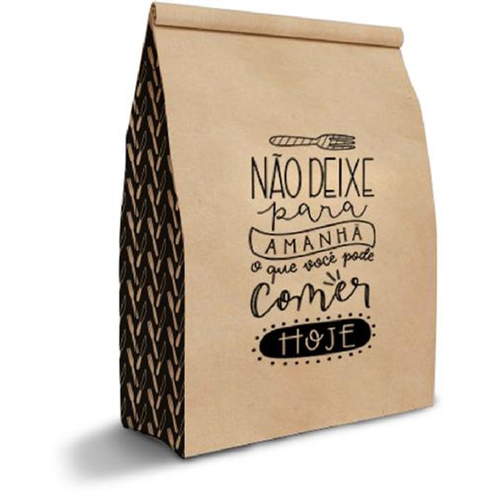 Saco Delivery Kraft Nao Deixe Para Amanha G