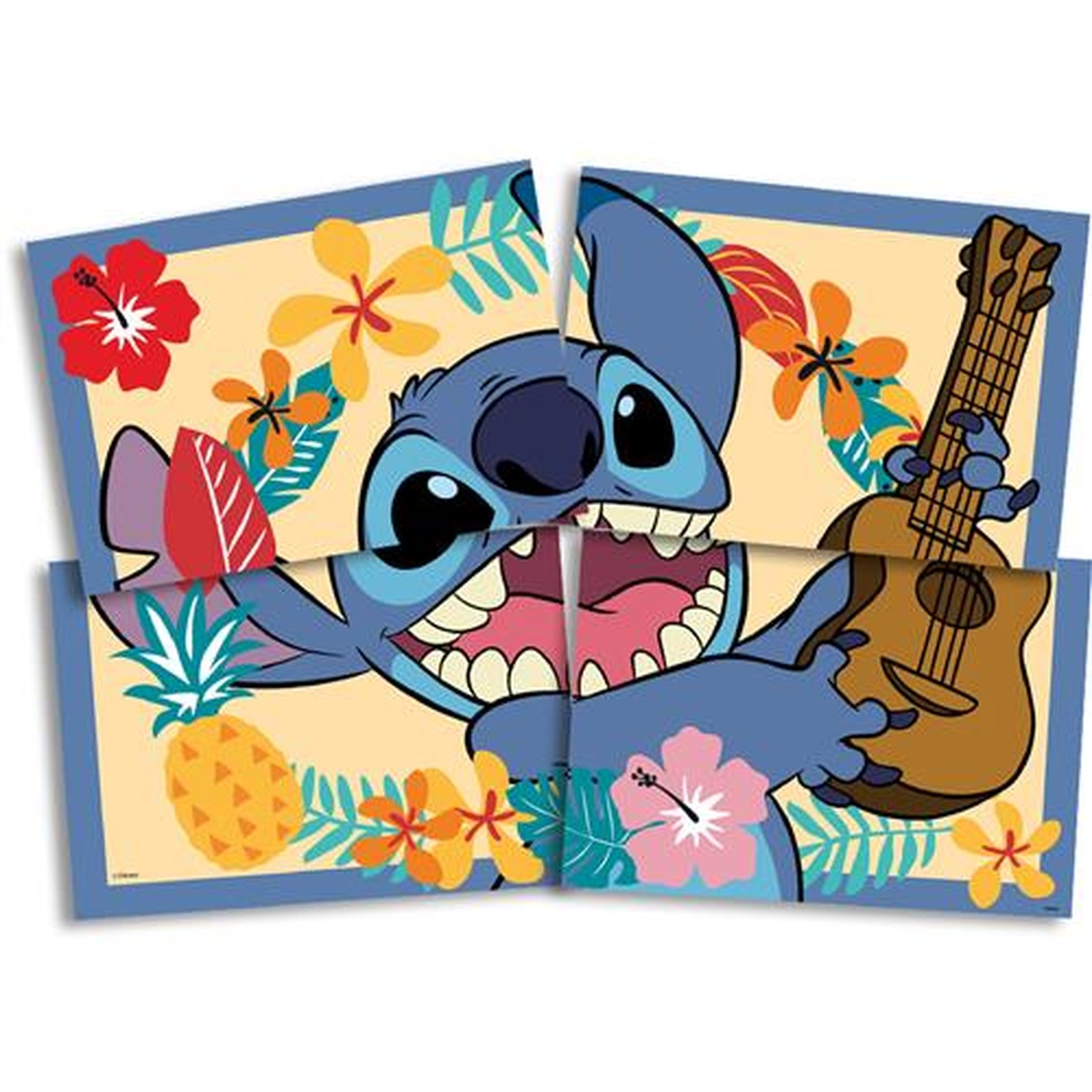 Painel 4 Laminas Stitch