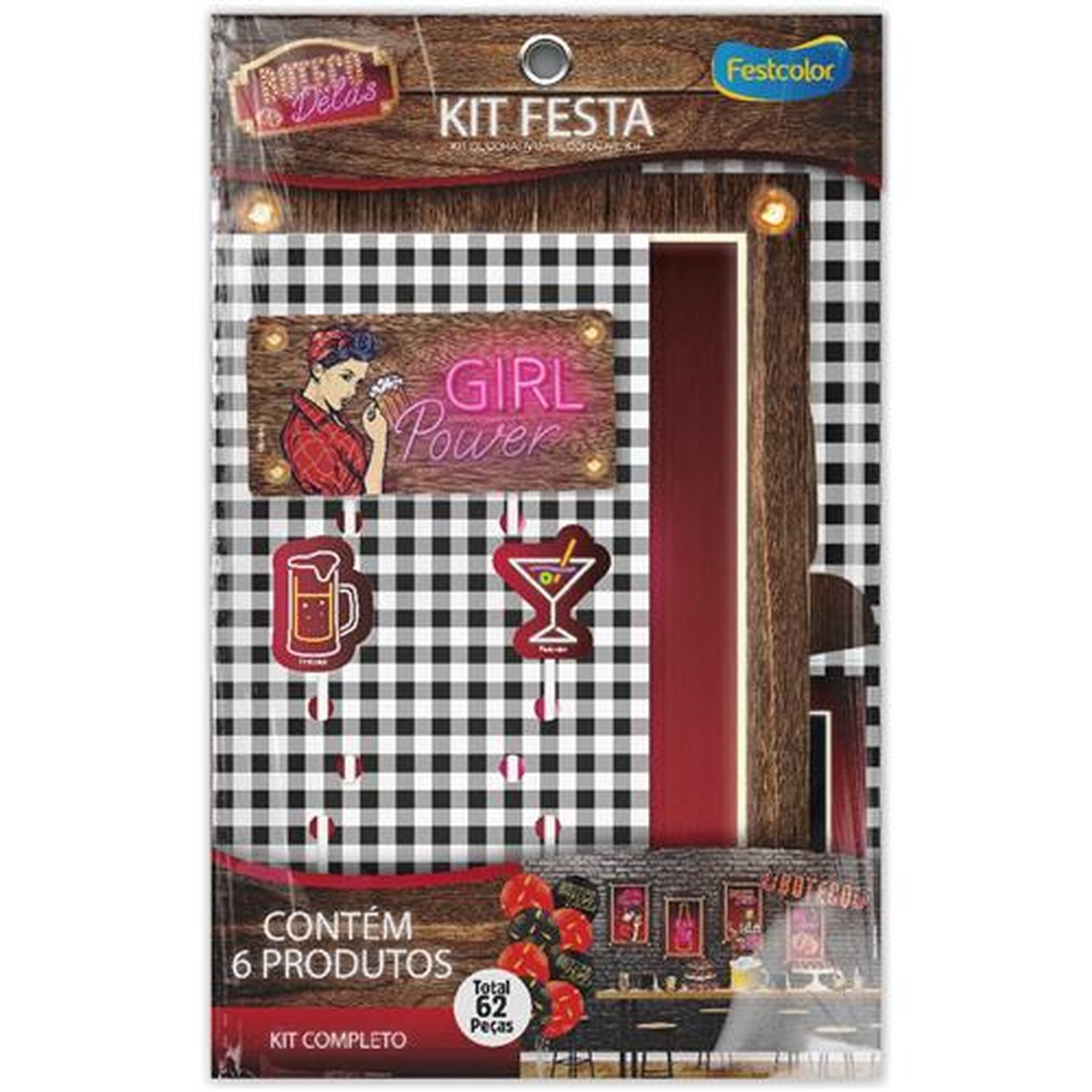 Kit Festa Boteco Delas - Embalagem com 1 unidade.