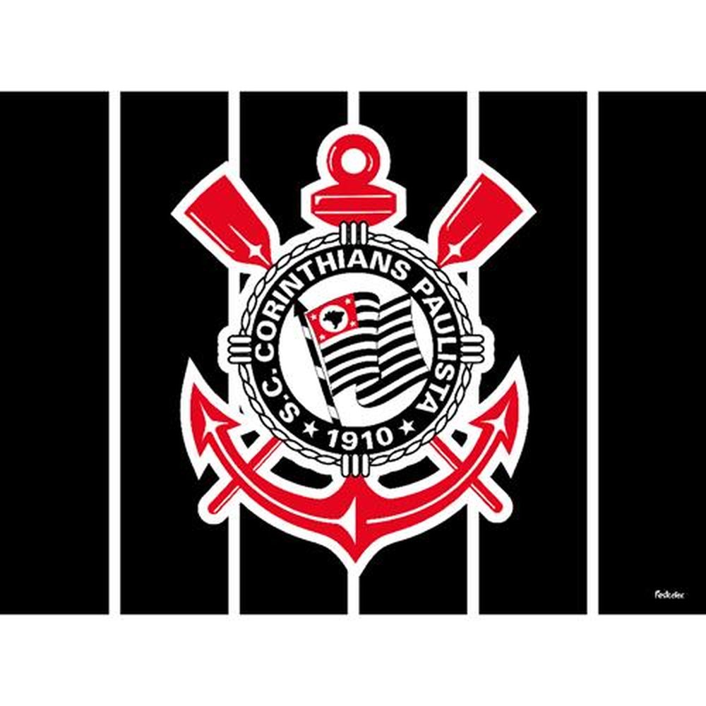 Painel Decorativo Em Tnt Corinthians