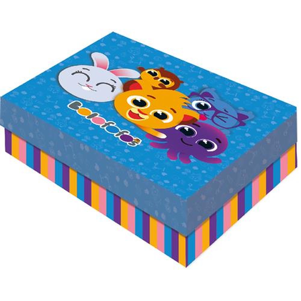 Caixa Presente Retangular G Bolofofos