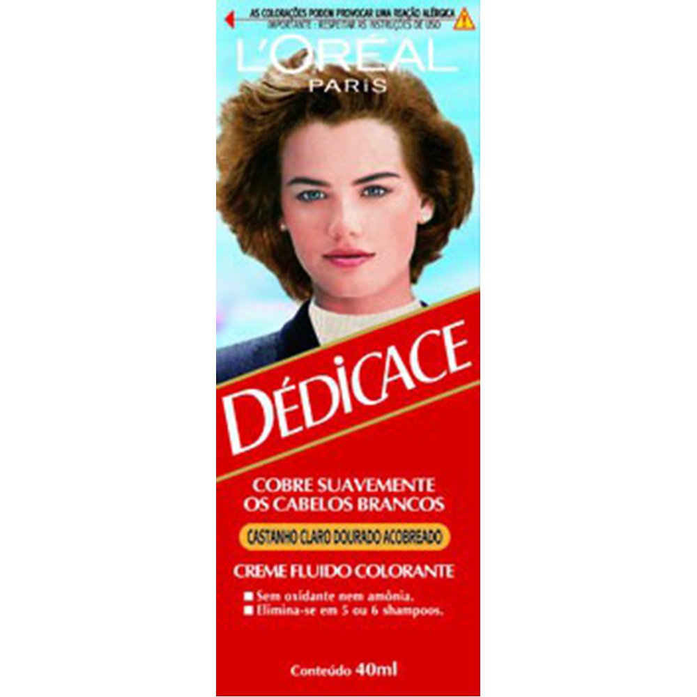 Tintura Loreal Dedicace 5.6 Castanho Claro Dourado Acobreado