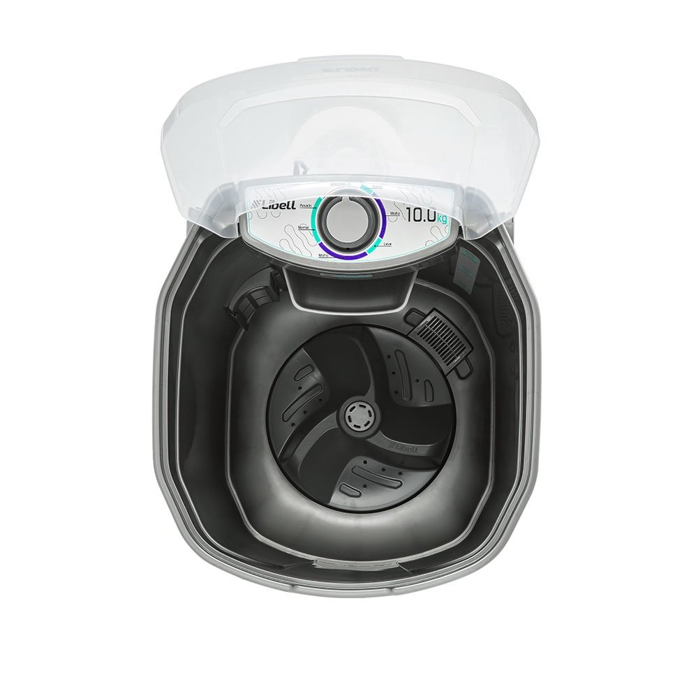 Tanquinho Libell 10 Kg Com Lavagem por Turbilhonamento Prata 127v