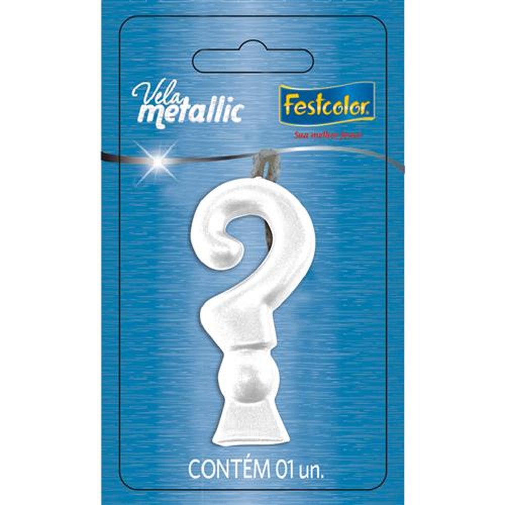 Vela Metallic Branca N ?
