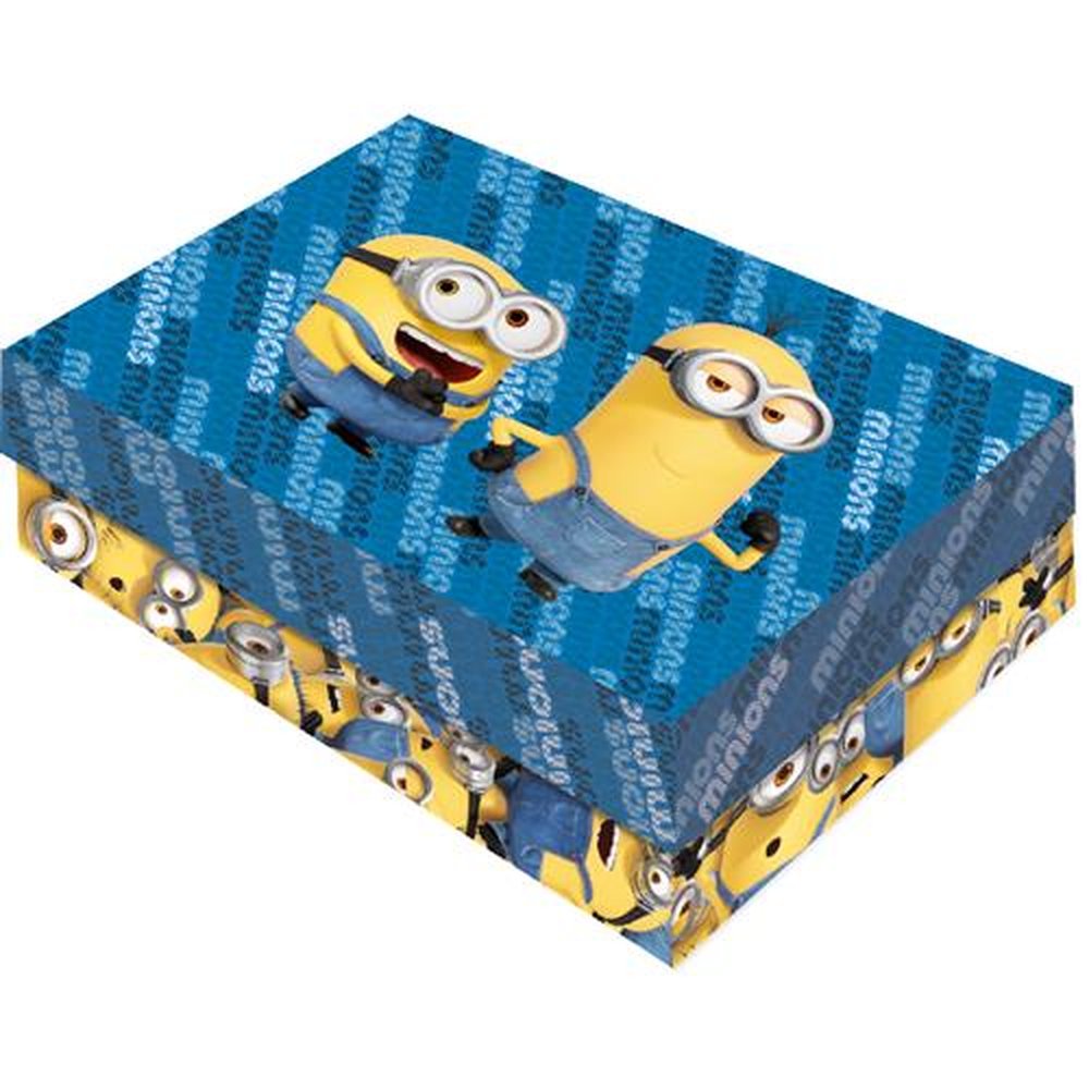 Caixa Presente Retangular G Minions 2