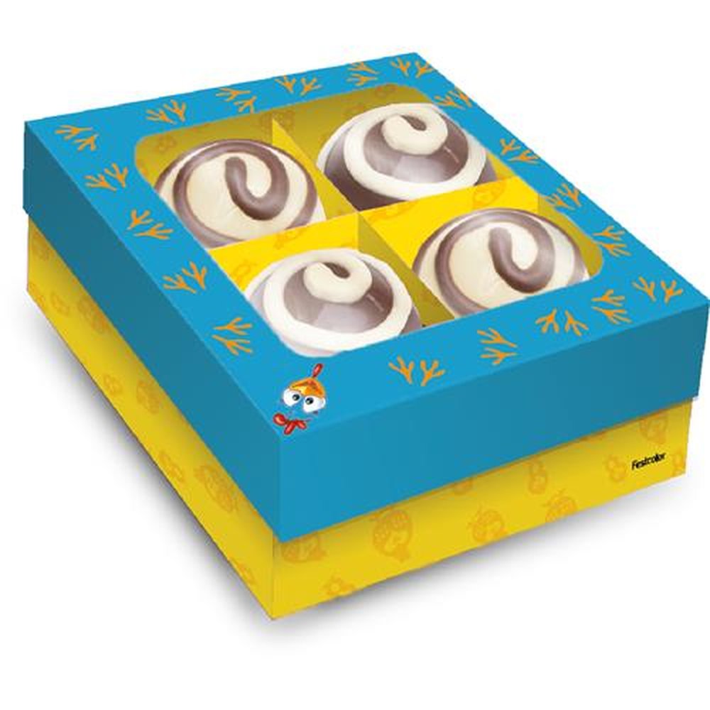 Caixa 4 Bombons Galinha Pintadinha