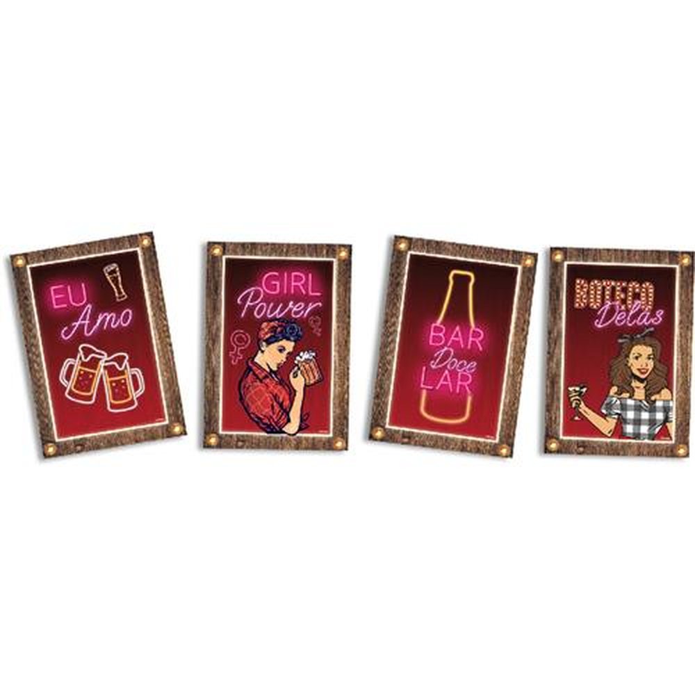 Quadros Decorativos Boteco Delas