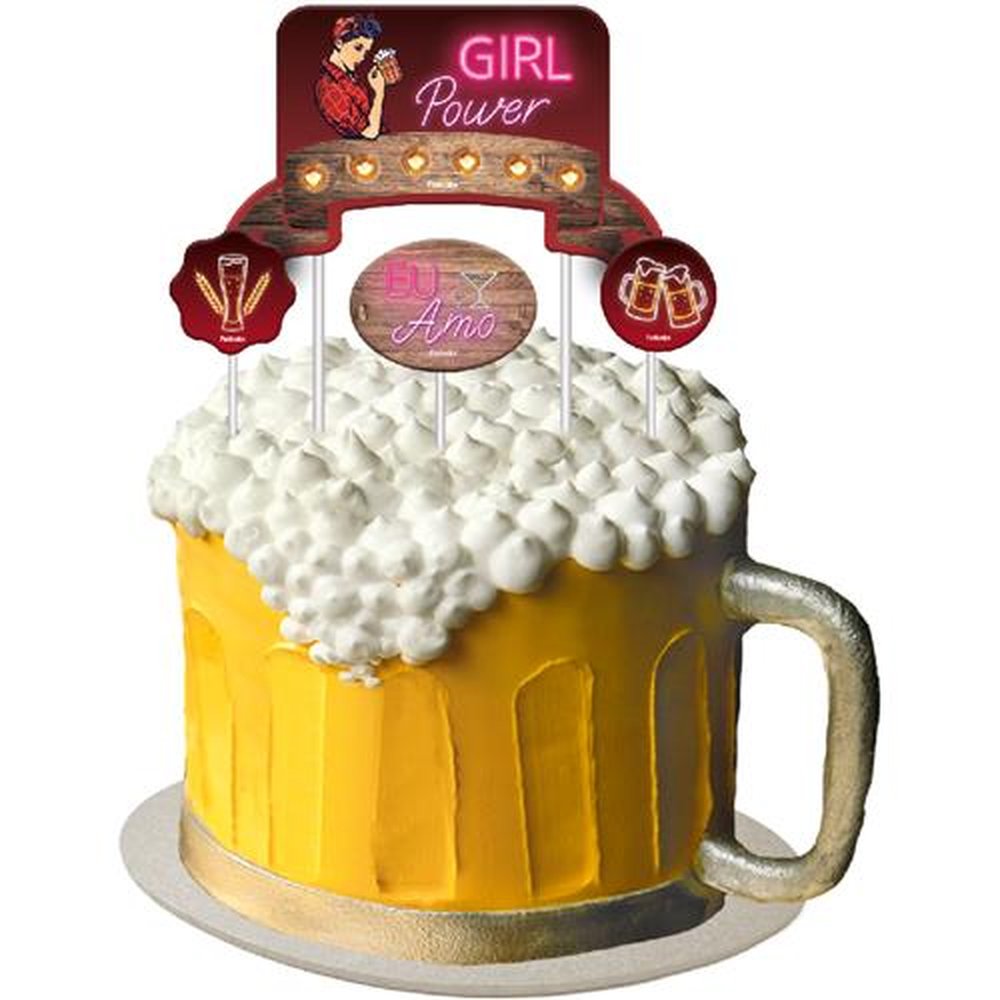 Topper Para Bolo Boteco Delas