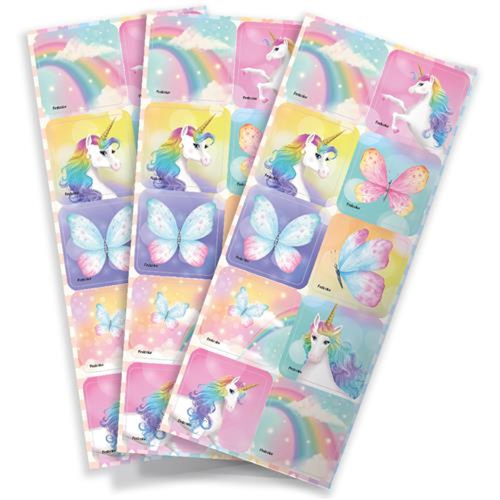 Adesivo Quadrado Unicornio
