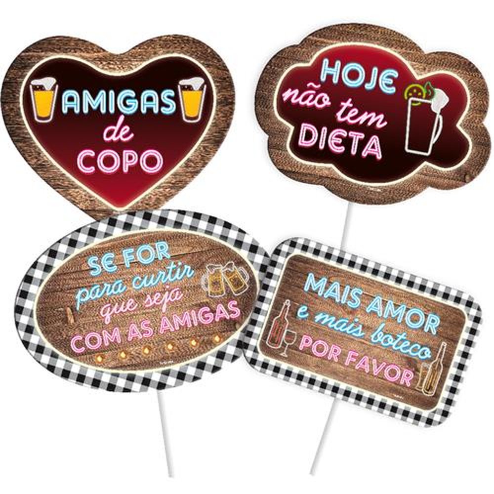 Placas Divertidas Boteco Delas