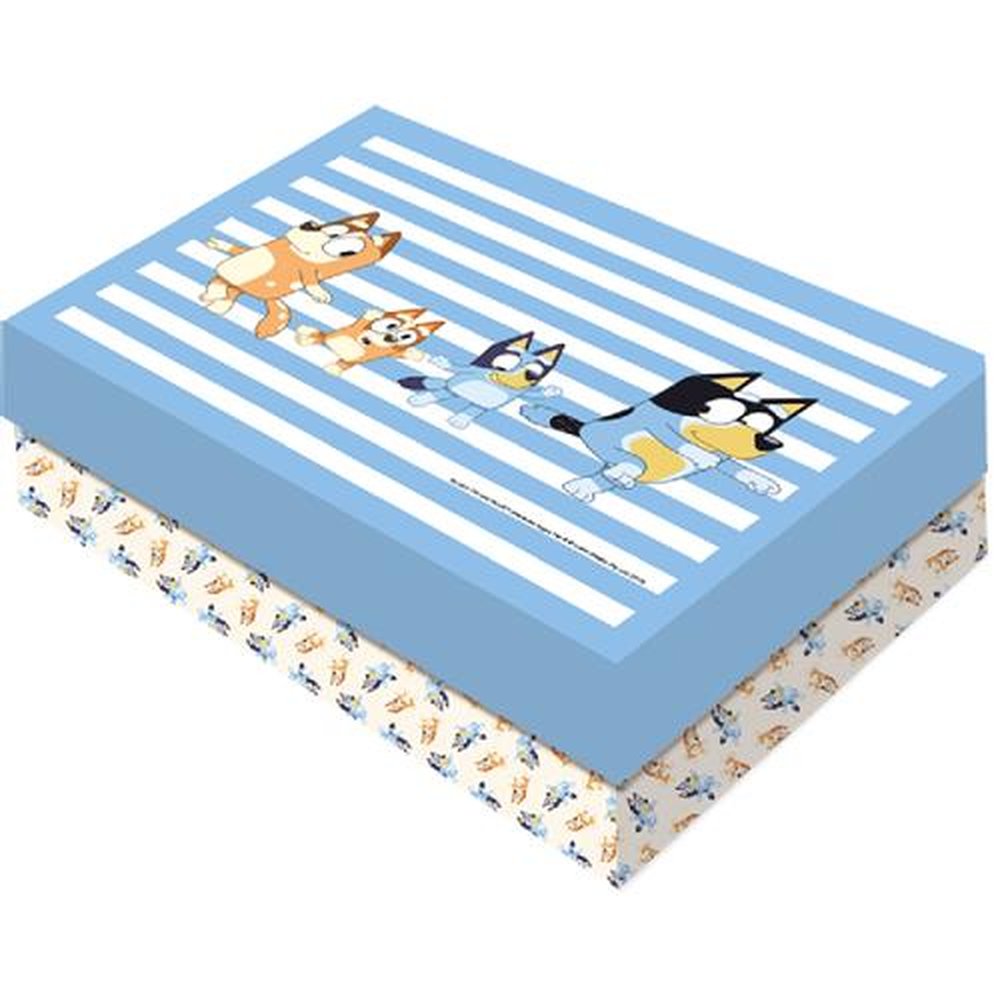 Caixa Presente Retangular G Bluey